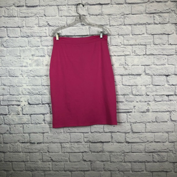 NWT Guess Collection Women's Pink Straight Skirt L - Picture 2 of 12